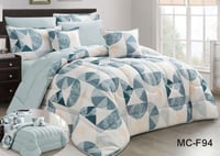 مفرش صيفي مزدوج مشجر-8قطع