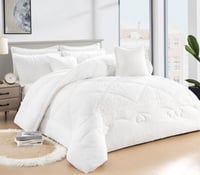 مفرش مفرد ونص شتوي مخمل فرو 5 قطع