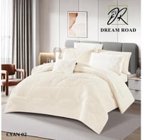 مفرش شتوي مزدوج مخمل7 قطع - كيان