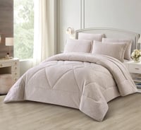 مفرش روما مخمل مفرد ونص-4قطع