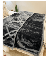 بطانية الخضيري مفرد ونص لون رصاصي 4كيلو