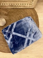 بطانية الخضيري مفرد ونص لون سماوي 4كيلو