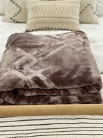 بطانية الخضيري مزدوج لون بني6كيلو