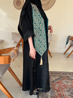 وشاح اليوم الوطني سيفين ونخلة