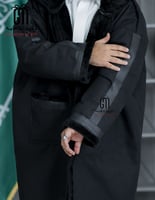 فروة رجالية اسود سجنتشر