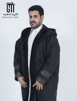 فروة رجالية على جلد اسود