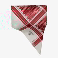 شماغ غوتشي أحمر وأبيض شبابي