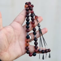 سبحة عقيق دائري