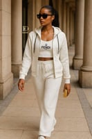 طقم جاكار فندي مستورد بتفاصيل مطبوعة ومحبوكة/مدة ا...