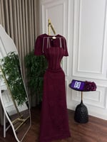 فستان سهره دانتيل المقاسات بالرقم 1-2-3-4-5-6 المق...