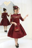 فستان بناتي تركي المقاسات من 4سنوات الى 11سنه /مدة...