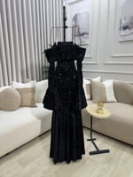 فستان ترتر الخـامة // ترتر المقاسات برقم 2 3 4 5 6...