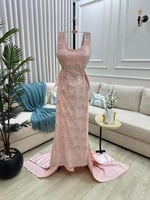 فستان سهره القماش: تل بقماش شك سهره لول المقاسات S...