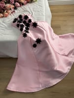 فستان سهره لالوان : بنك + المقاسات برقم  : 1/2/3/4...