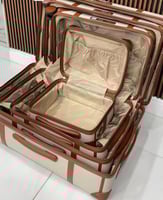 طقم حقائب سفر جلد فاخر – 4 قطع – موديل 3055/4* *ال...