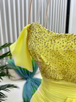 فستان سهره الخامه جورجيت صدريه فصوص سهره المقاسات...