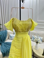 فستان سهره الخامه جورجيت صدريه فصوص سهره المقاسات...