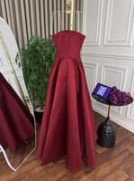 فستان سهره ميكادو روسي تطريز المقاسات بالرقم 1-2-3...