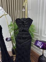 فستان دانتيل واتر المقاسات بالرقم 1-2-3-4-5-6 المق...