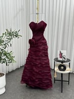 فستان سهره أنيق الخامه : اورجنزا + كسرات بليسيه ال...