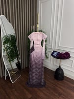 فستان ناعم دانتيل فصوص المقاسات بالرقم 1-2-3-4-5-6...