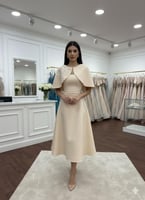 فستان انيق باربي تطريز يدوي المقاسات بالرقم 1-2-3-...