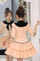 فستان بناتي تركي قطعتين فستان +شنتا .. مدة الطلب ا...