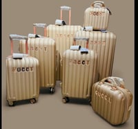 طقم شنط سفر GUCCI فيبر – 7 قطع* تميّز بالأناقة وال...