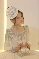 فستان تركي بفصوص يتكون من فستان .. شنتا.. قبعه /مد...