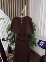 فستان ناعم باربي تطريز المقاسات بالرقم 1-2-3-4-5-6...