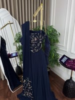 فستان الصدر كلفه تطريز كلوش شيفون المقاسات بالرقم...