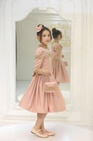 فستان بناتي تركي المقاسات من 4سنوات الى 11سنه /مدة...