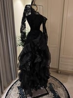 فستان سهره الخامه:دانتيل على اورجنزا المقاسات: XS....