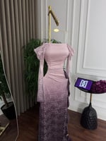 فستان ناعم دانتيل فصوص المقاسات بالرقم 1-2-3-4-5-6...