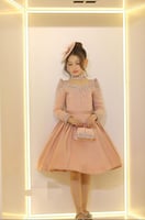 فستان تركي بفصوص يتكون من فستان .. شنتا.. قبعه /مد...