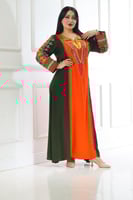 جلابيه عسيرى الخامه كريب رويال. ... المقاسات ( مدي...