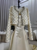 فستان أنيق الألوان // 1 . الخـامة //سافانا +تطريز...