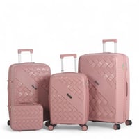 طقم شنط سفر 4 قطع – تصميم فاخر* *الخامة:* فيبر كار...