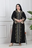 جلابيات ( موديل كويتي ) الخامه : كريب رويال .. الت...