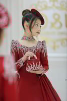 فستان تركي بفصوص يتكون من فستان .. شنتا.. قبعه /مد...