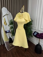 فستان انيق باربي تطريز يدوي المقاسات بالرقم 1-2-3-...