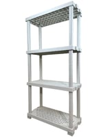 وحدة رفوف بلاستيك مقوئ 40×90×184