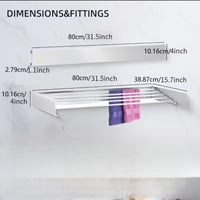 منشر تجفيف ملابس قابل للطي