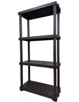 وحدة رفوف بلاستيك مقوئ 40×90×184