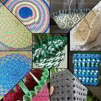 لفة شريط بلاستيك متعدد الالوان للأعمال اليدويه وال...