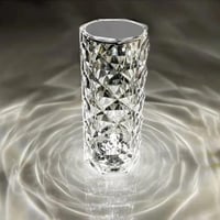 مصباح طاوله كريستال إضاءة متعددة الالوان بطاريه شح...