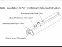 دفاش باب كبير اكاد مع غطاء للحماية 30 سم فضي للابو...