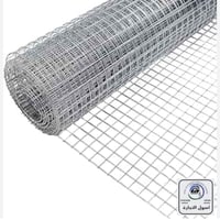 لفة شبك دواجن ملحم ماركة اوميكرون جحم الفتحات 1/2"...