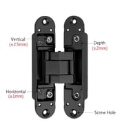 طقم مفصلات مخفية من AKADA مكون من 3 مفصلات مصمم لل...