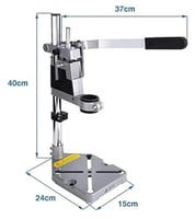 قاعدة تثبيت دريل مقاس 13ملي فضي اتجاه واحد صيني